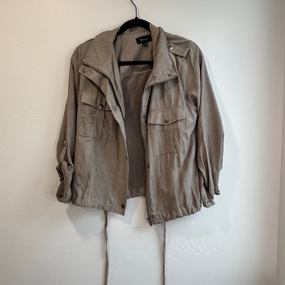 Beceel Brown Bottom Tie Jacket Medium